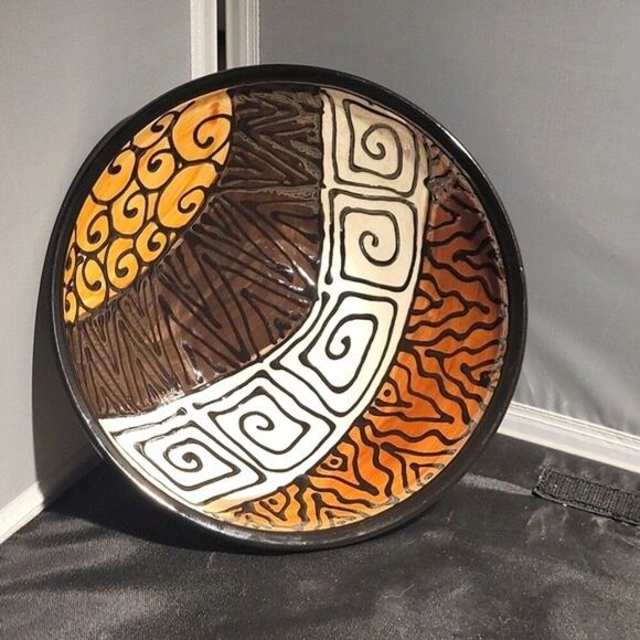 SOUVENEIR TERRA COTTA BOWL ALBERTA CANADA - Picture 1 of 4